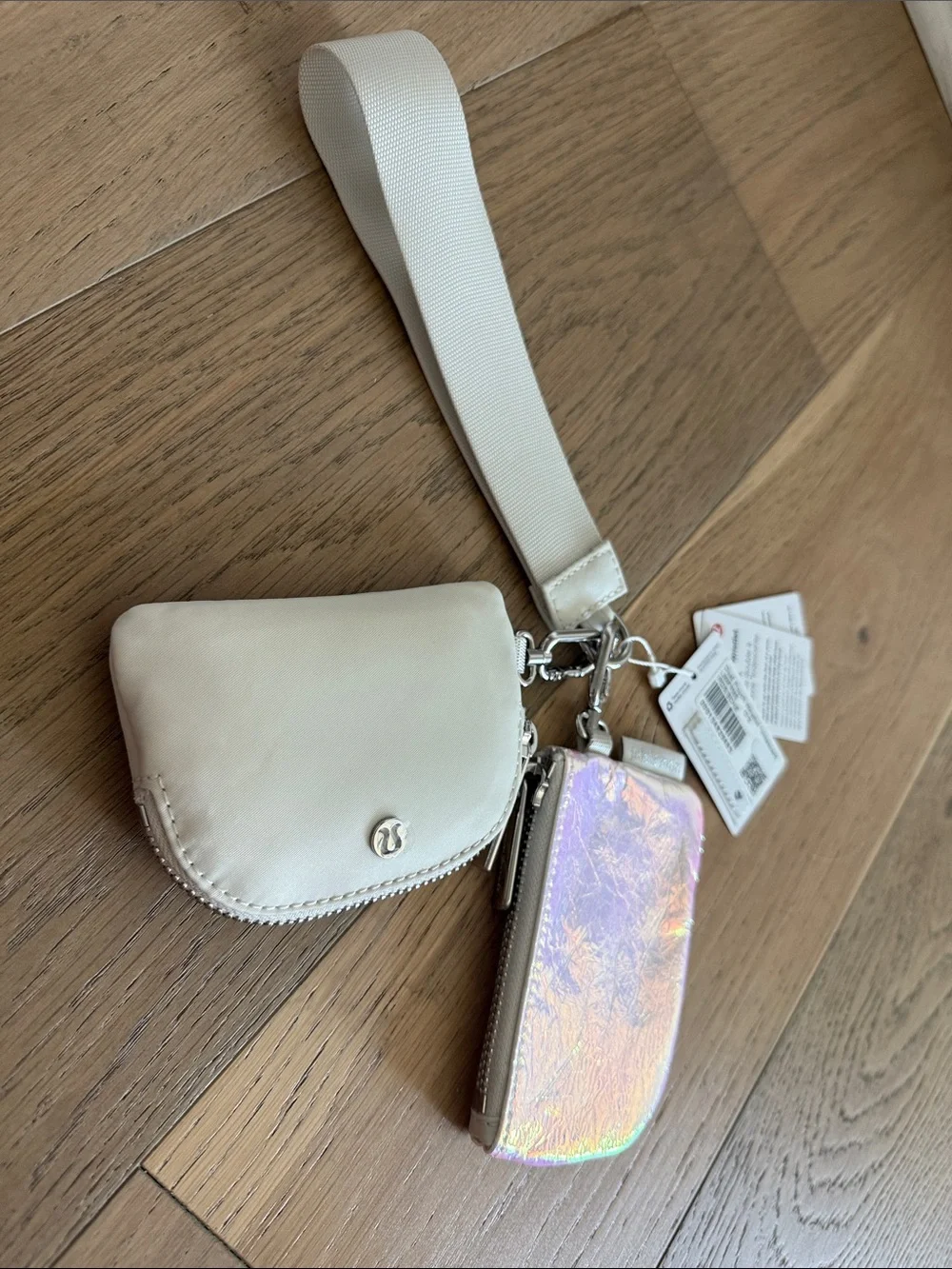 Lululemon Dual Pouch Wristlet *Iridescent *NEW